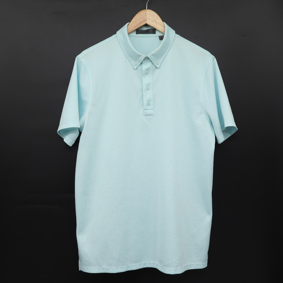 G/FORE Other - G/Fore Men's Short Sleeve Golf Polo Light Blue with White Dots Sz L